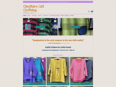 www.cheshirecatclothing.com snapshot