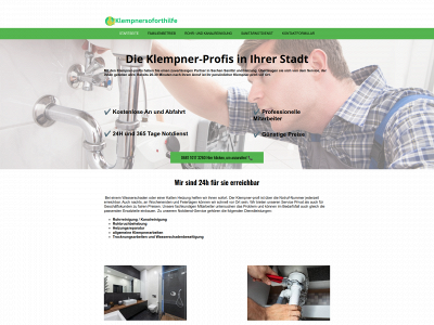 klempnersoforthilfe.at snapshot