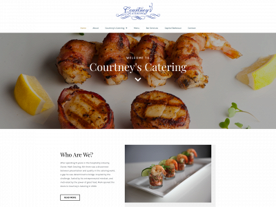 courtneyscatering.com snapshot