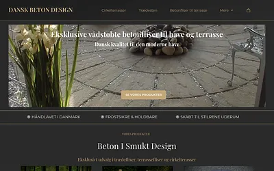 danskbetondesign.dk snapshot