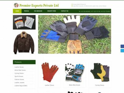 www.premierexports.com.pk snapshot