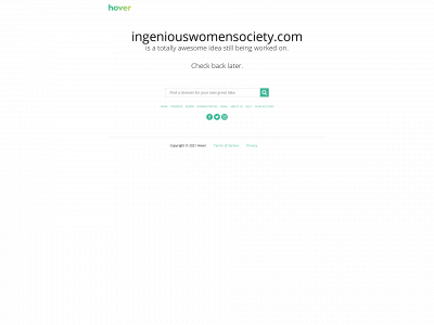 ingeniouswomensociety.com snapshot