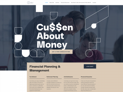 cussenaboutmoney.com snapshot