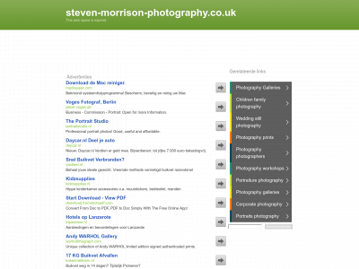 steven-morrison-photography.co.uk snapshot