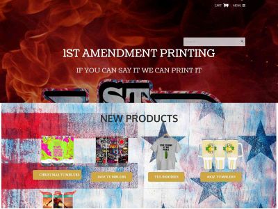 www.1stamendmentprinting1.com snapshot