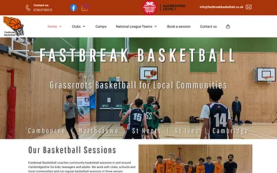 fastbreakbasketball.co.uk snapshot