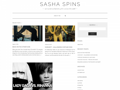 sashaspins.com snapshot