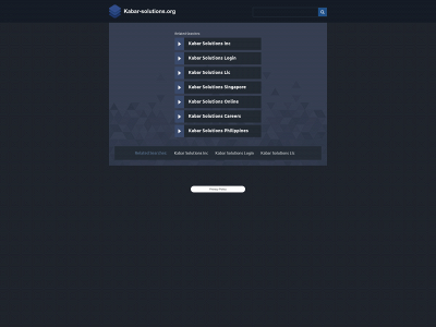 kabar-solutions.org snapshot