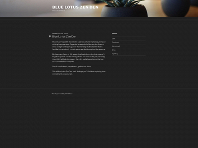 bluelotuszenden.com snapshot