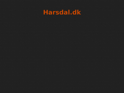 harsdal.dk snapshot