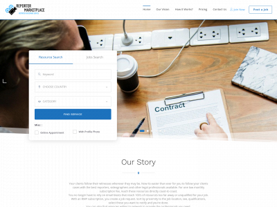 reportermarketplace.com snapshot
