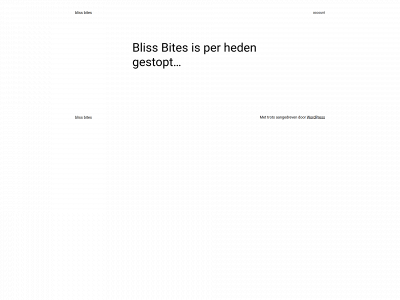 blissbites.nl snapshot