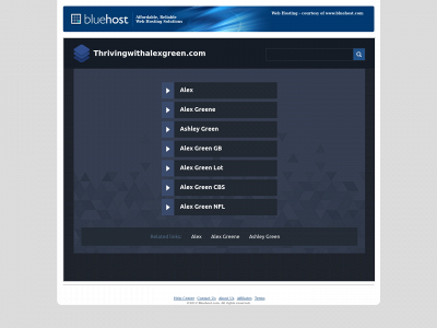 thrivingwithalexgreen.com snapshot