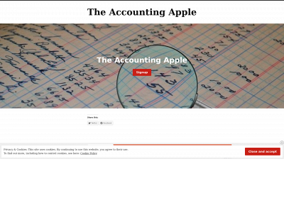 theaccountingapple.com snapshot