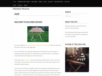 dulcimerheaven.co.uk snapshot