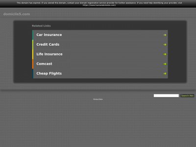 domicile5.com snapshot
