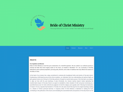 www.brideofchristministry.org snapshot