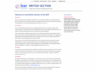 iesf.co.uk snapshot