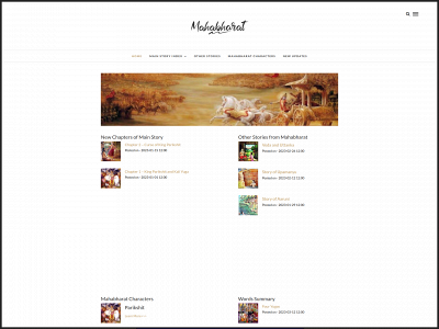 thestoryofmahabharat.com snapshot