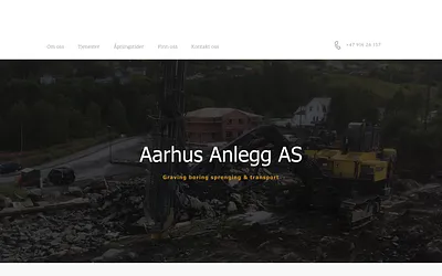 aarhusanlegg.no snapshot