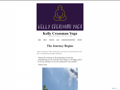 kellycreasmanyoga.com snapshot
