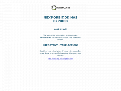 next-orbit.dk snapshot