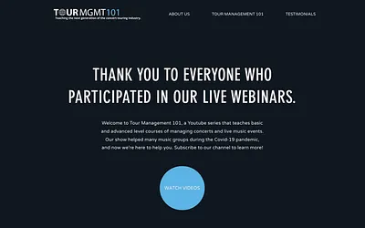 www.tourmgmt.org snapshot