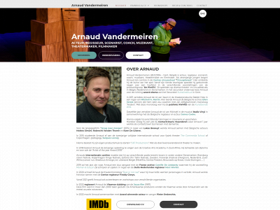 arnaudvandermeiren.be snapshot