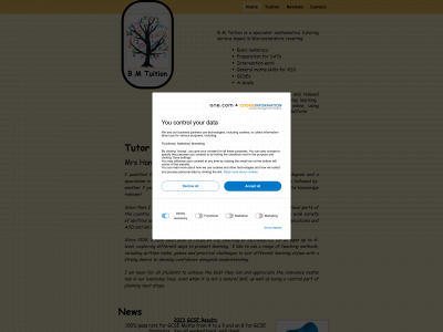 bmtuition.co.uk snapshot