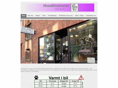 hundfrisorerna.se snapshot