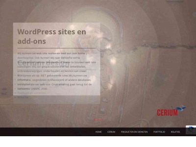 cerium.nl snapshot