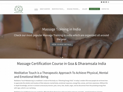 meditative-touch.com snapshot