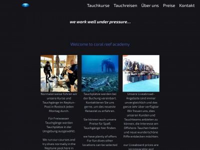 coralreefacademy.de snapshot
