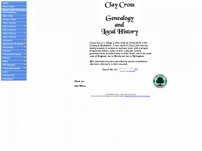 claycross.org.uk snapshot