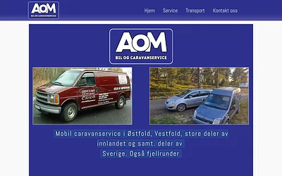 aomcaravanservice.no snapshot