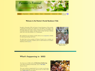 paintersforstalgardenersclub.org.uk snapshot
