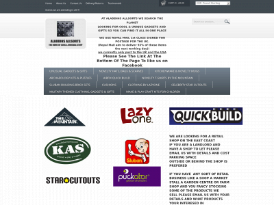 aladdinsallsorts.co.uk snapshot