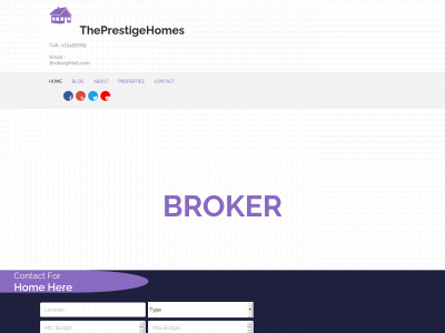 theprestigehomes.com snapshot
