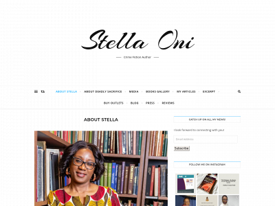 stellaonithewriter.com snapshot