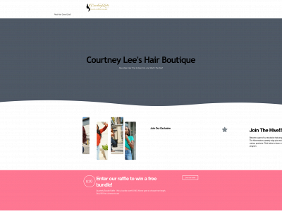 courtneyleehair.com snapshot