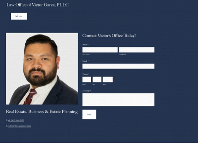 victorgarzalaw.com snapshot