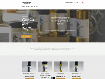 trufflemen.com snapshot