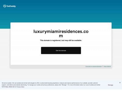 luxurymiamiresidences.com snapshot