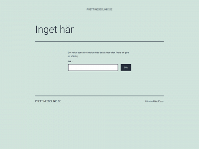 prettinessclinic.se snapshot