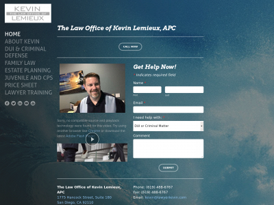 lawyerkevin.com snapshot