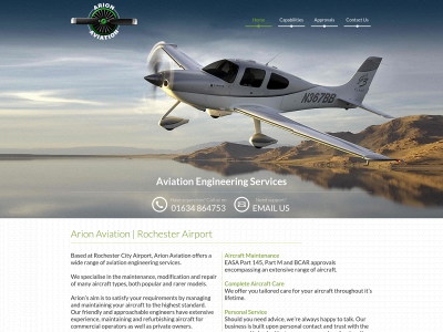 arionaviation.co.uk snapshot