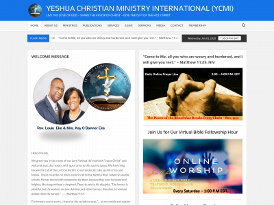 yeshuachristianministry.com snapshot