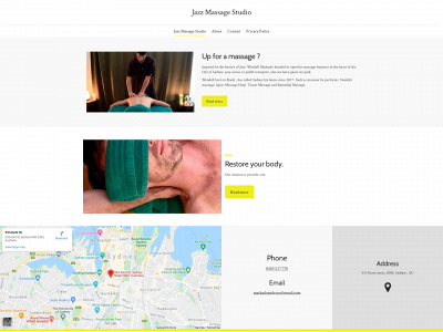 jazzmassagestudio.com snapshot