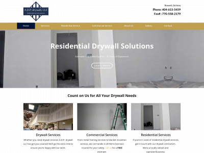 adpdrywall.com snapshot