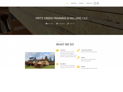fritzcreekframing.com snapshot